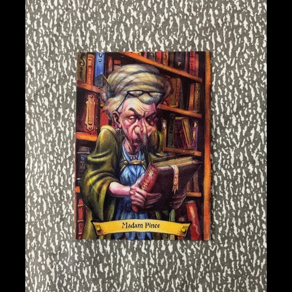 🐸Harry Potter Chocolate frog card: Irma Pince 💙 - Picture 1 of 3